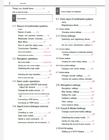 toyota gran ace 2023 2024& 2025 navigation & multimedia system manual